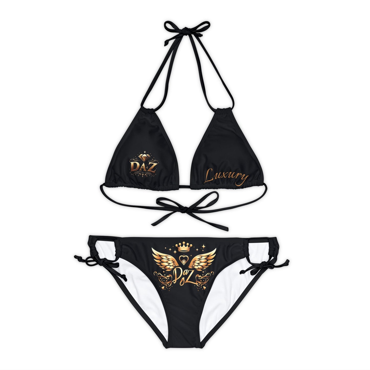 Conjunto de bikini DAZ con tiras