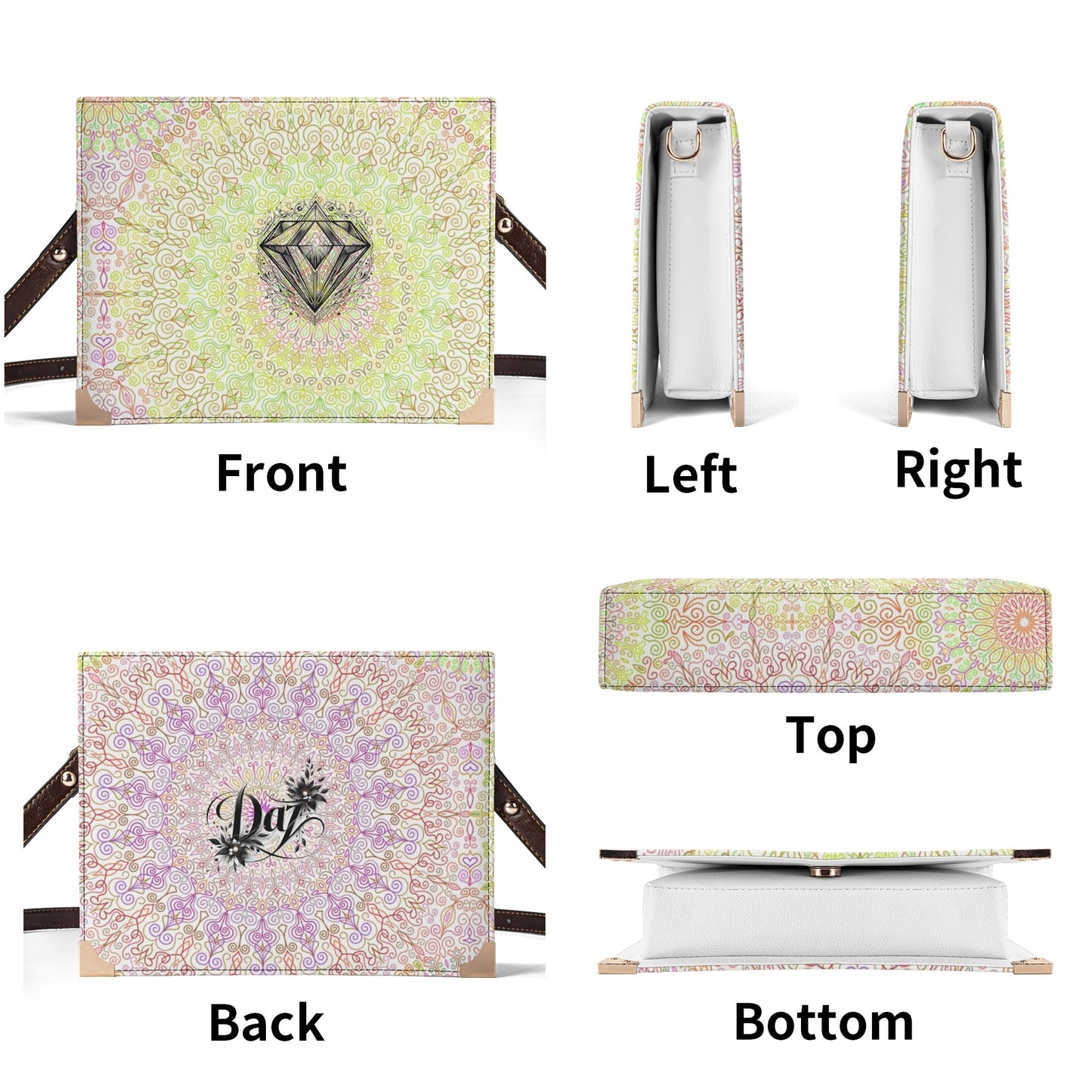 DAZ Luxury book-shaped bag