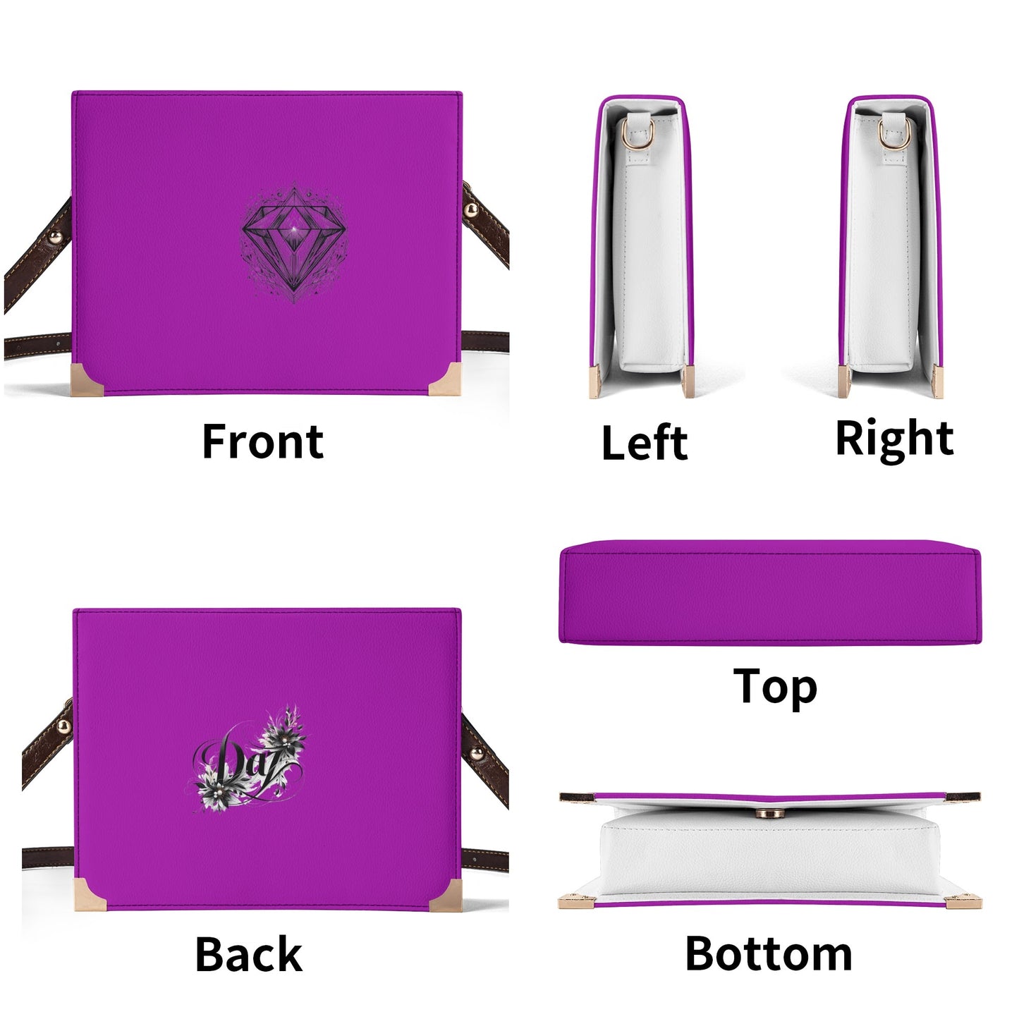 DAZ Luxury book-shaped bag