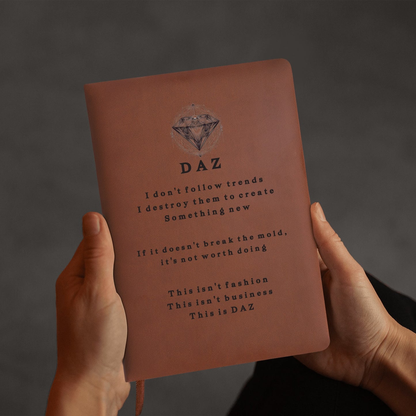 DAZ Luxury Faux Leather Notebook