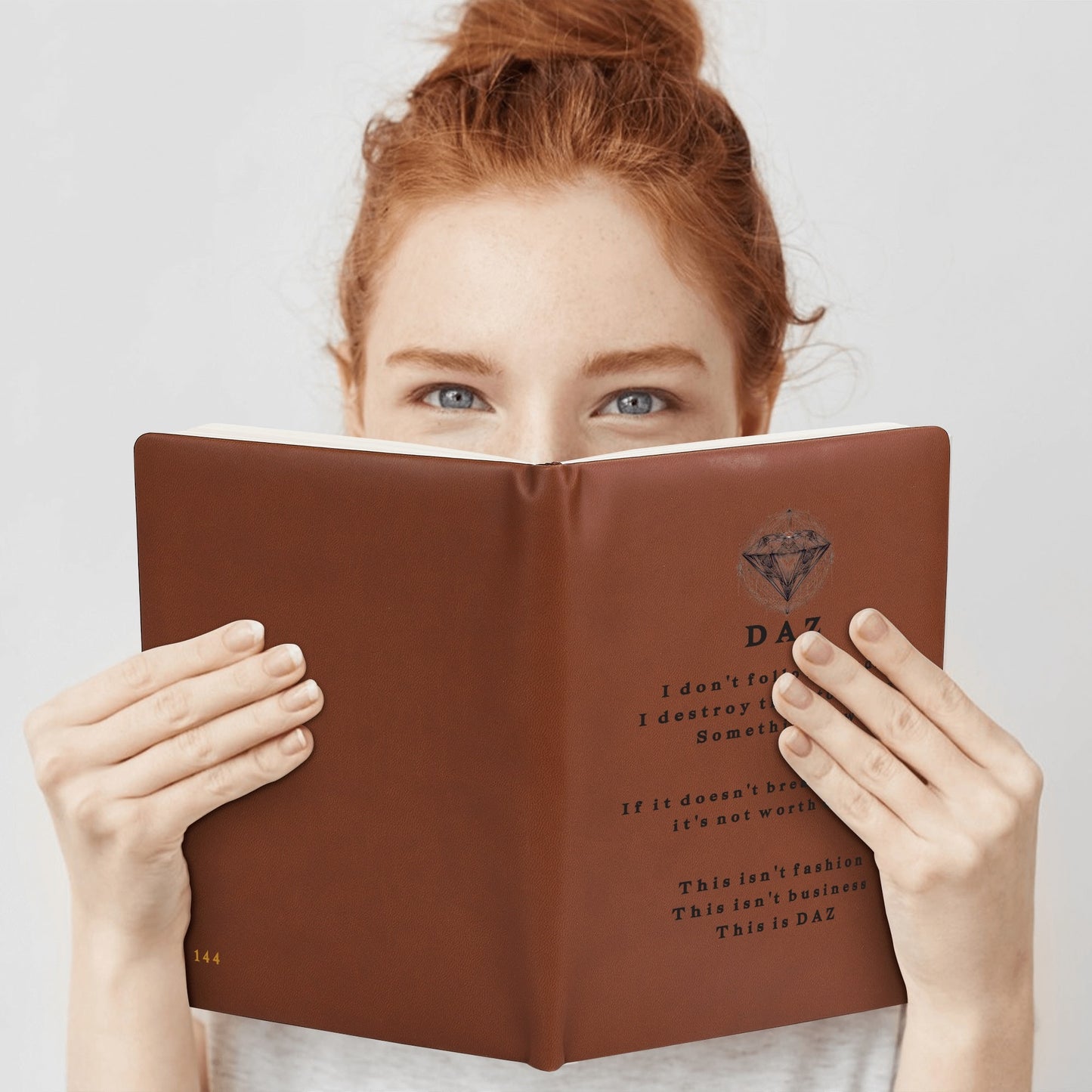 DAZ Luxury Faux Leather Notebook