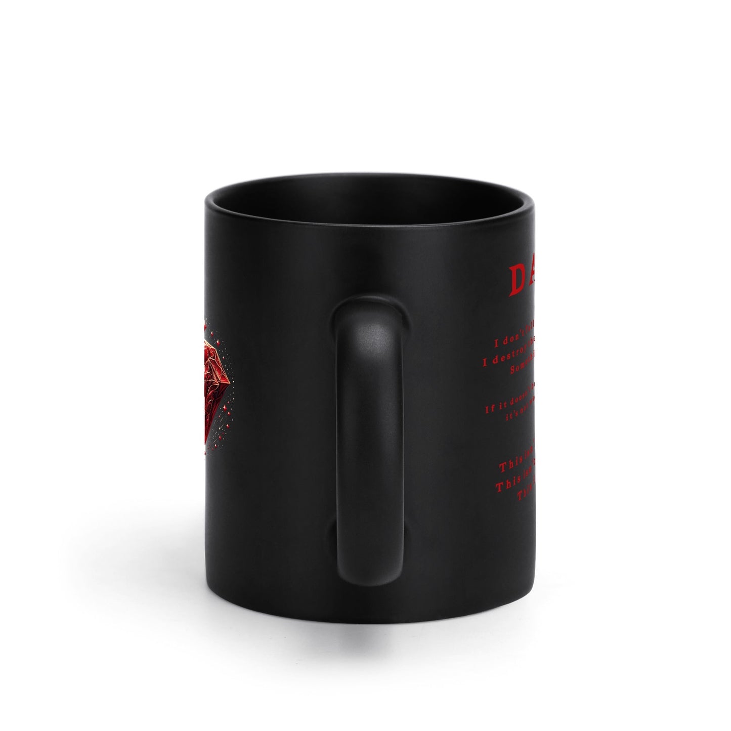 DAZ Luxury Black Coffee Mug (11 oz)