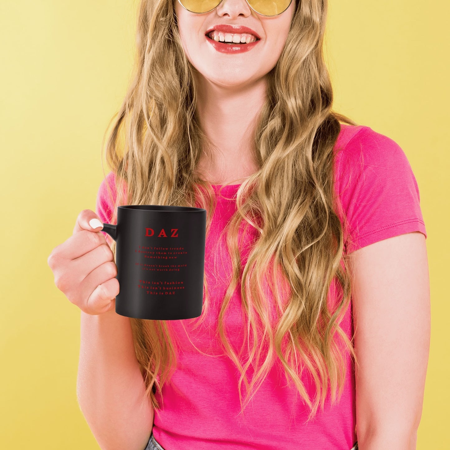 DAZ Luxury Black Coffee Mug (11 oz)