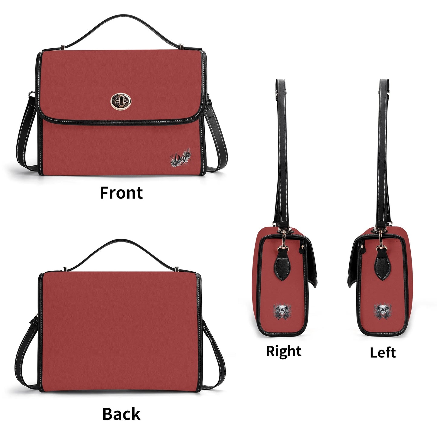 Bolso Satchel DAZ Luxury de Cuero