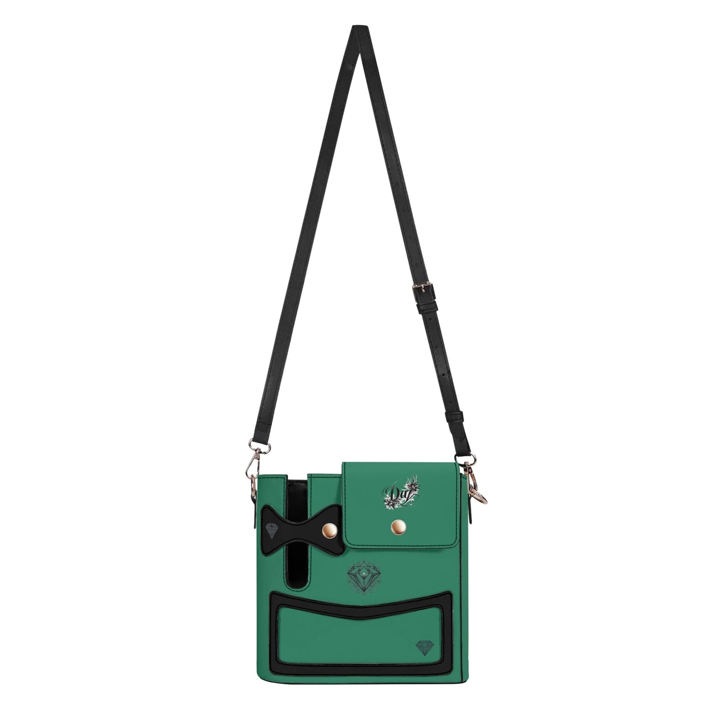 DAZ luxury faux leather crossbody bag