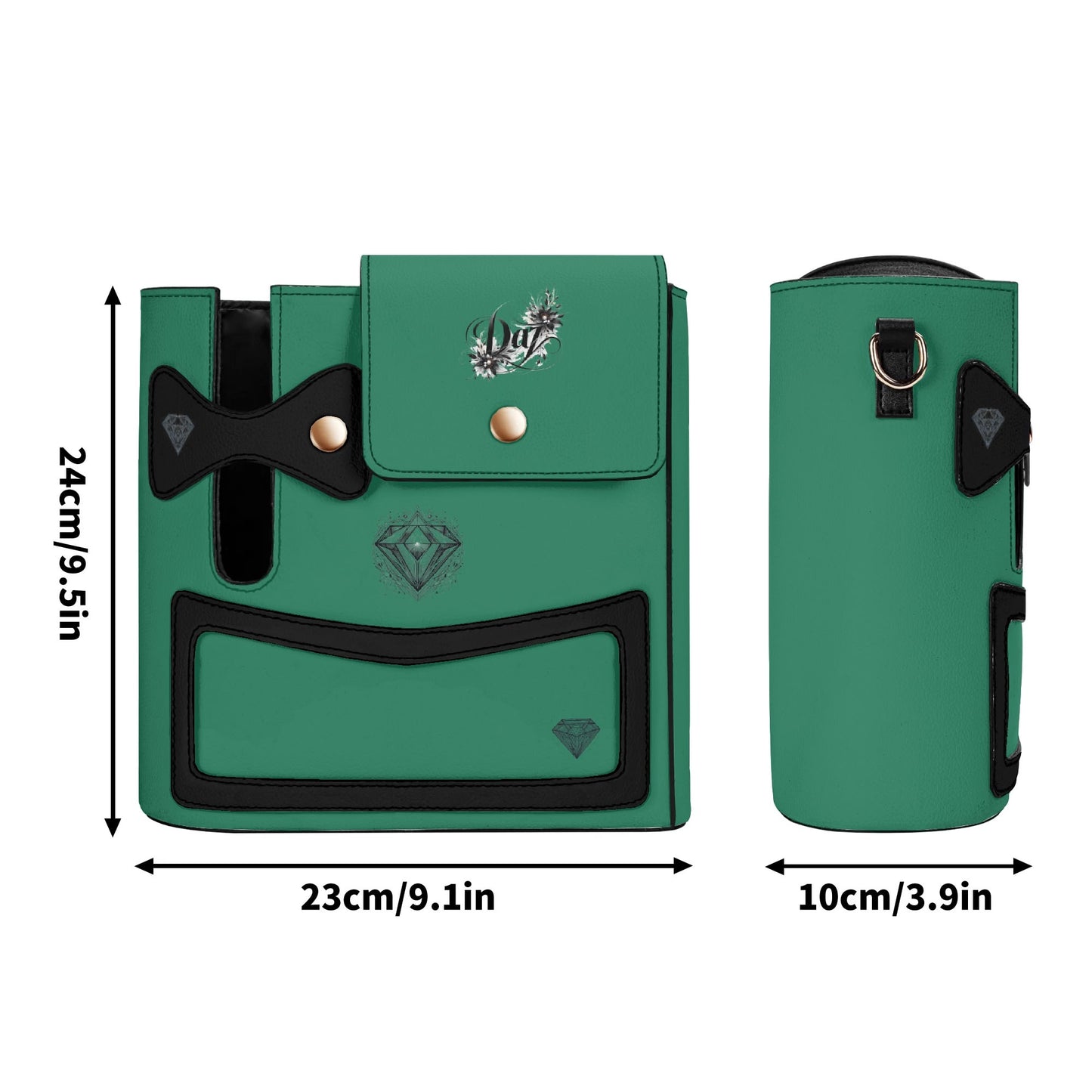 DAZ luxury faux leather crossbody bag