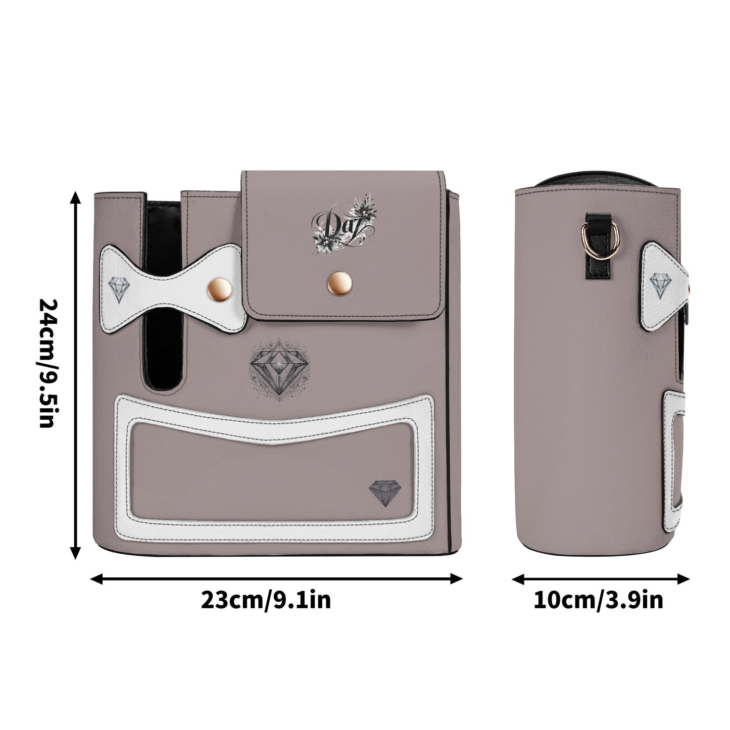 Bolso bandolera DAZ de lujo de cuero sintético