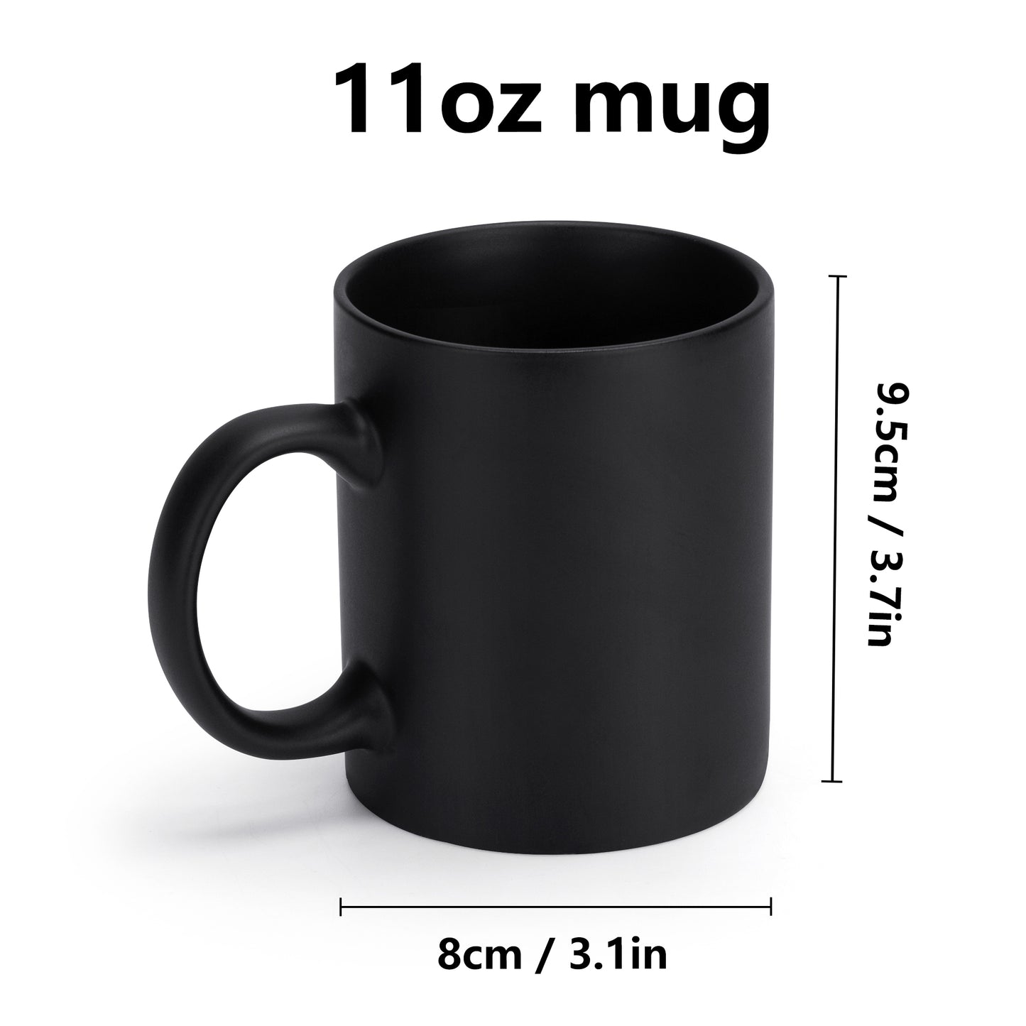 DAZ Luxury Black Coffee Mug (11 oz)