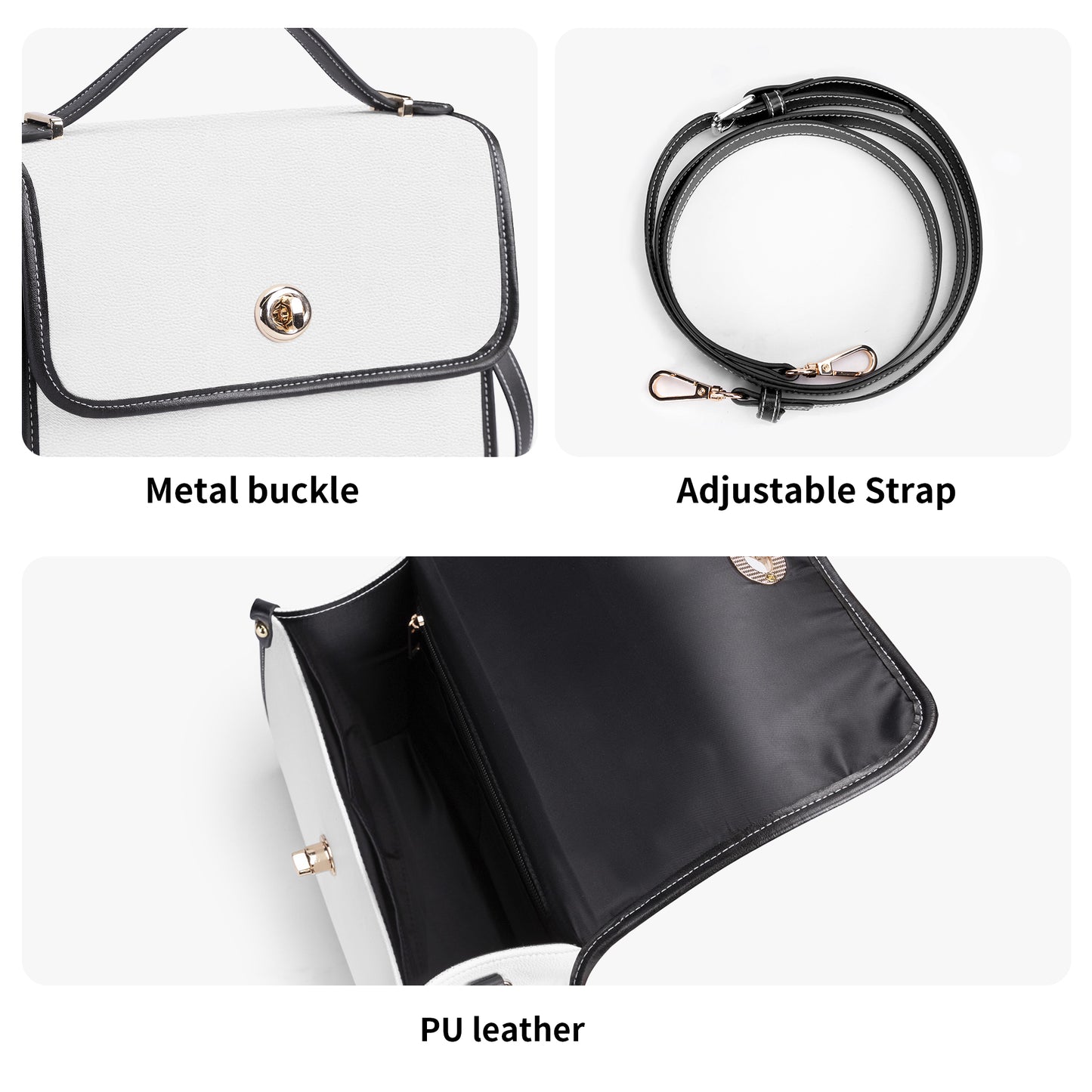 Bolso Satchel DAZ Luxury de Cuero