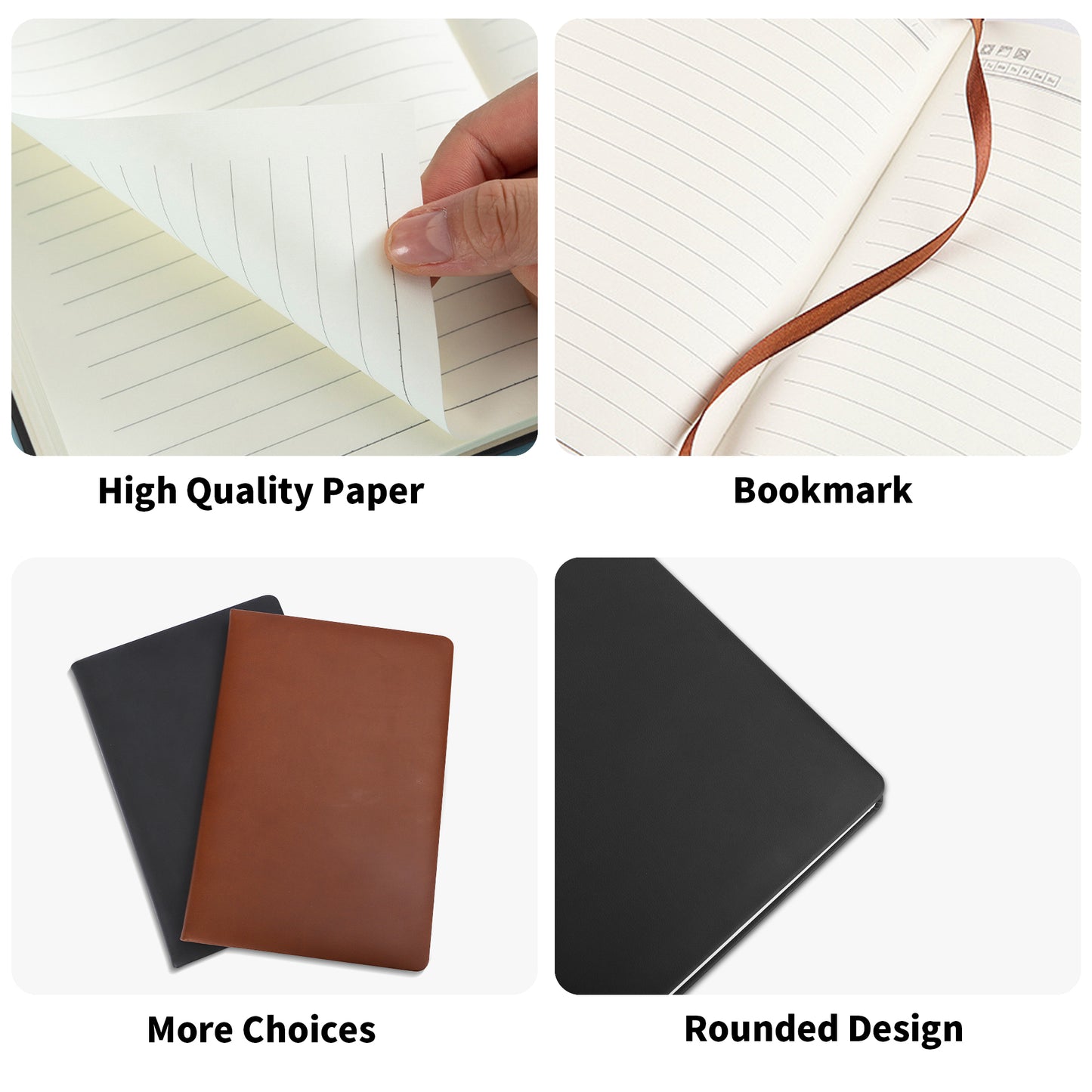 DAZ Luxury Faux Leather Notebook