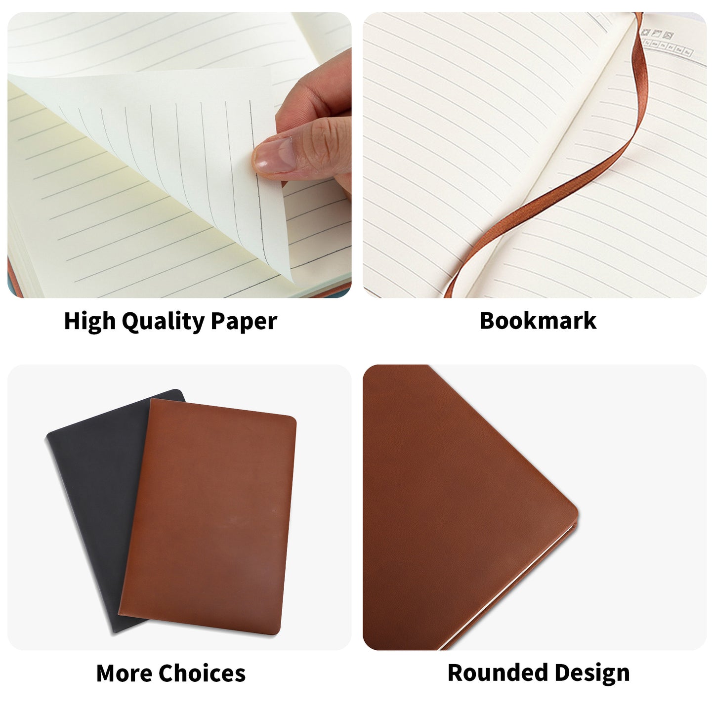 DAZ Luxury Faux Leather Notebook