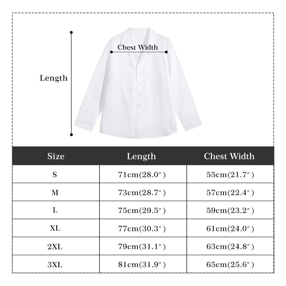 Camisa informal DAZ Luxury de manga larga con botones para mujer