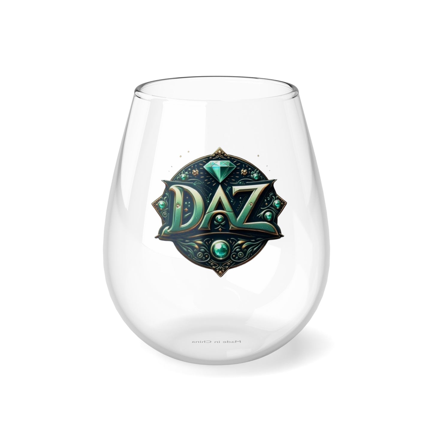 DAZ Stemless Wine Glass, 11.75 oz