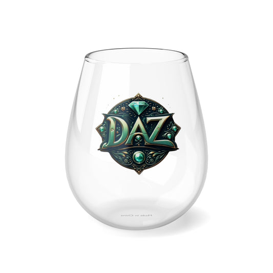 DAZ Stemless Wine Glass, 11.75 oz