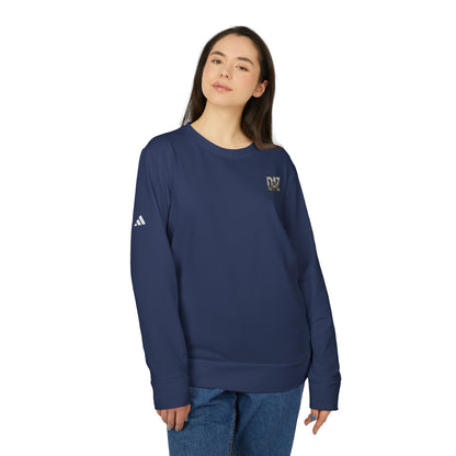 Sudadera de forro polar unisex con cuello redondo de DAZ & Adidas® Colaboración