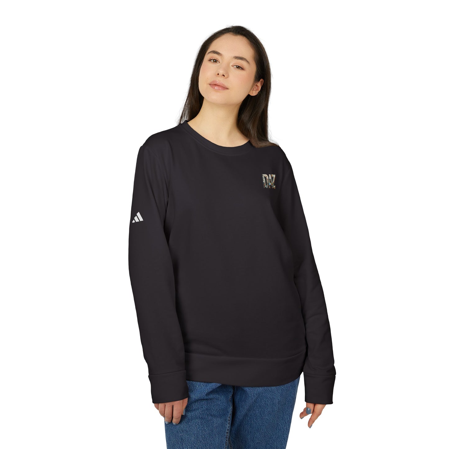 Sudadera de forro polar unisex con cuello redondo de DAZ & Adidas® Colaboración