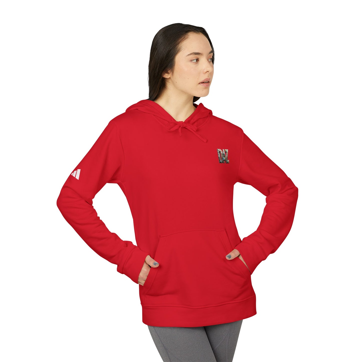 Sudadera con capucha polar unisex DAZ & Adidas® Colaboración