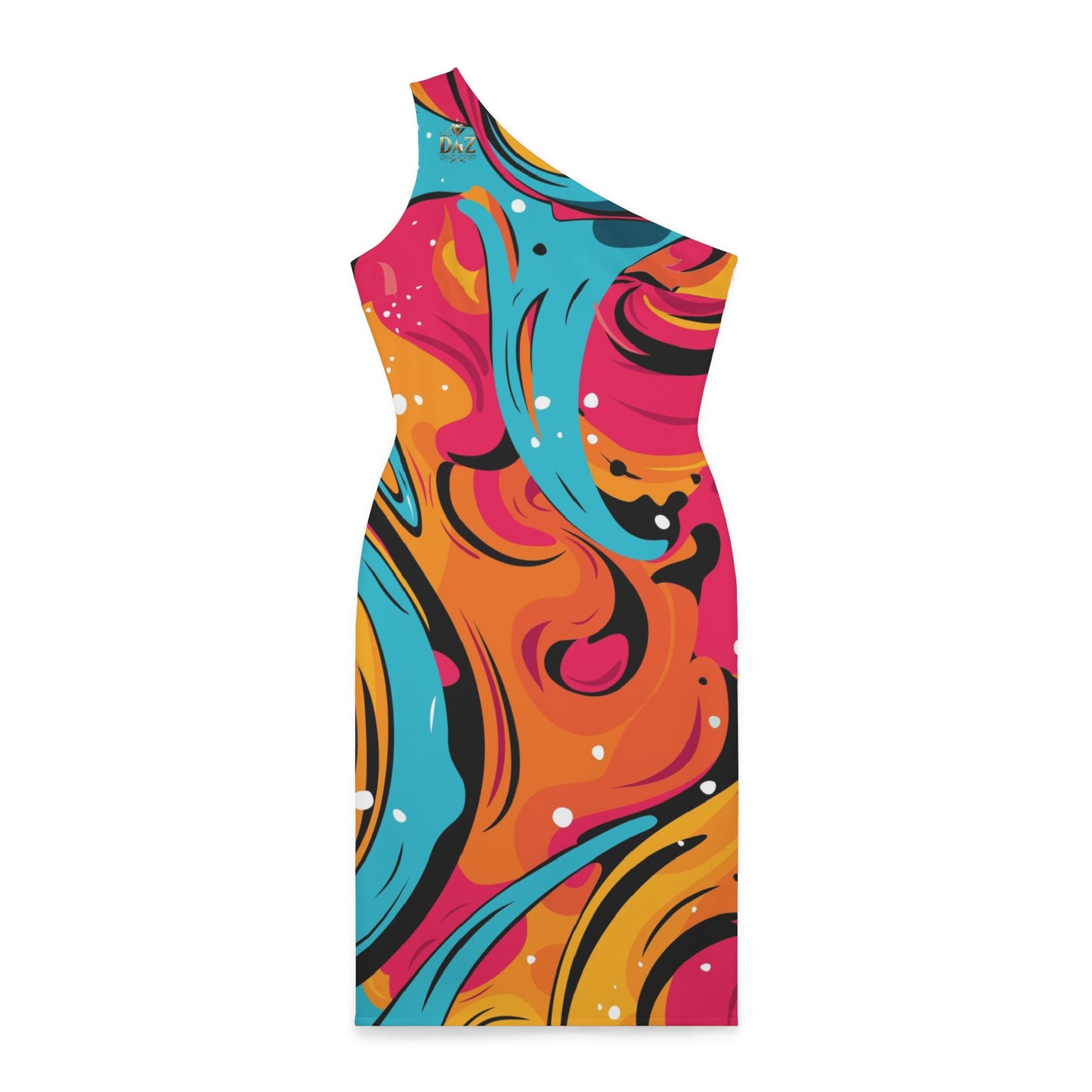 Vestido DAZ Luxury Art de hombros