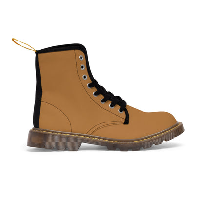 DAZ brown canvas boots for men