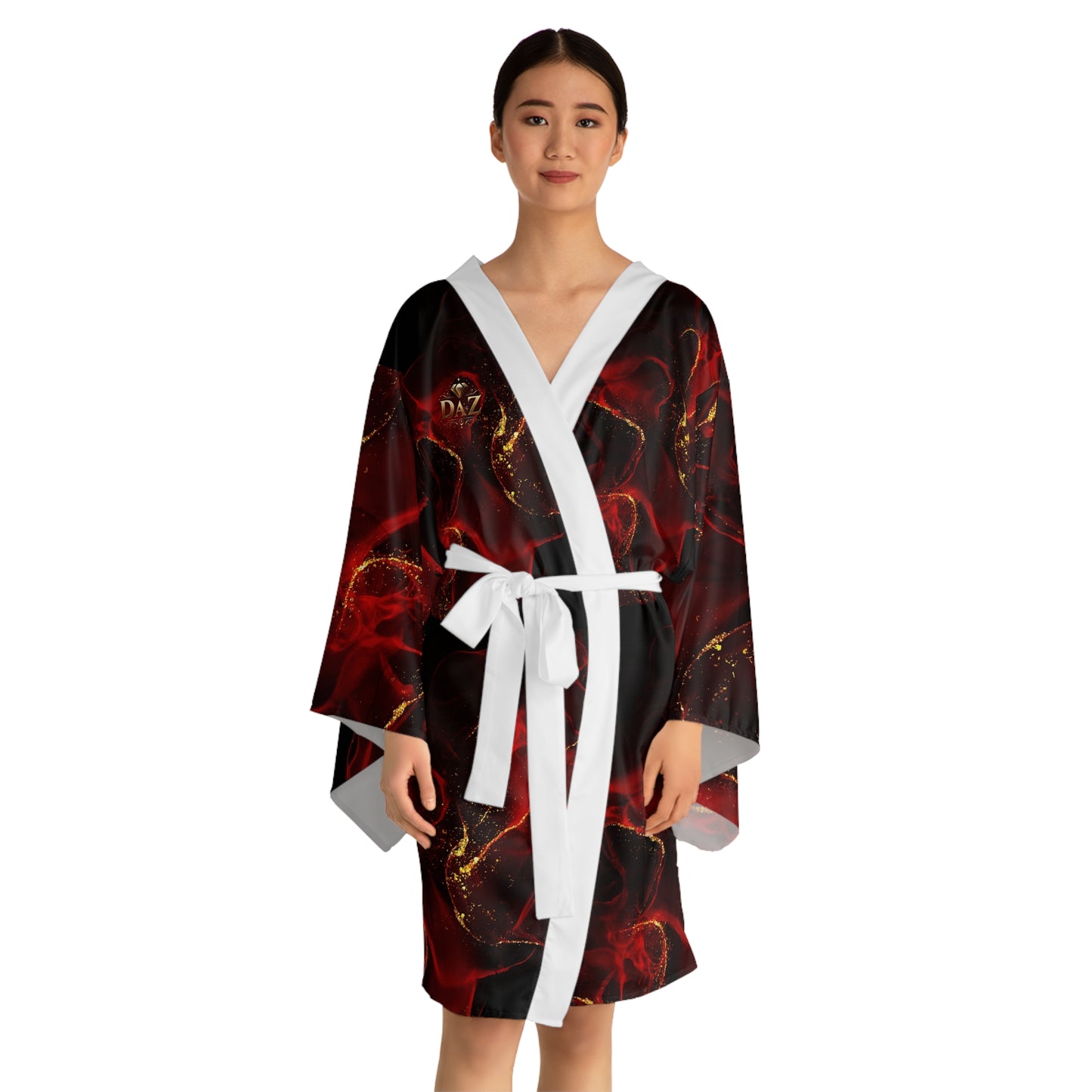 Bata tipo kimono DAZ Luxury Art de manga larga