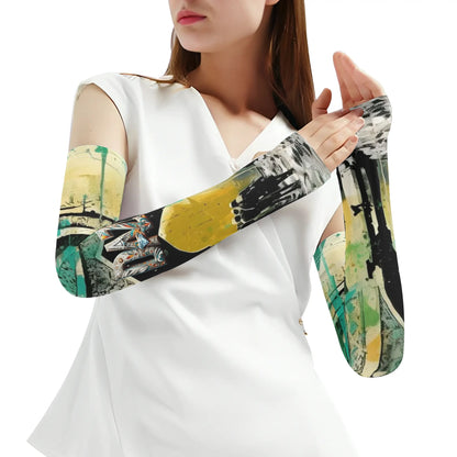 A pair of DAZ Premium UV Sun Protection Arm Cooling Sleeves