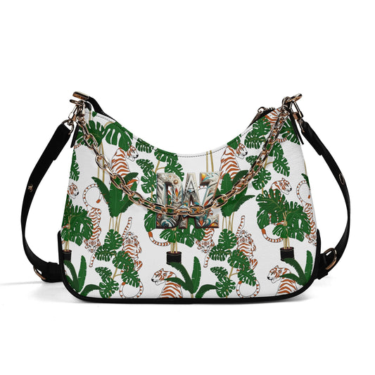 Bolso de hombro DAZ Luxury para mujer con decoración de cadena