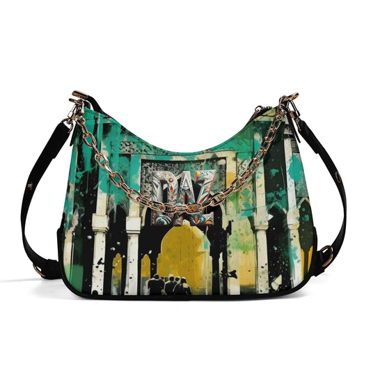 Bolso de hombro DAZ Luxury para mujer con decoración de cadena