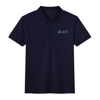 Embroidered unisex cotton DAZ polo shirt