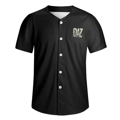 Camiseta de béisbol DAZ de manga corta para hombre