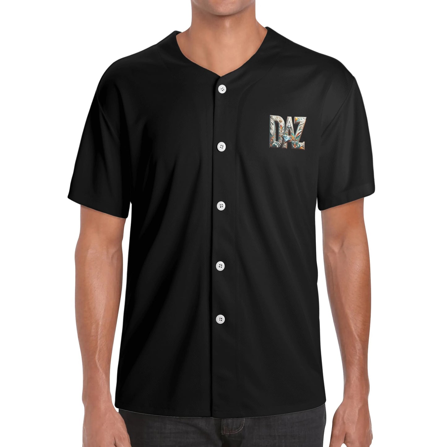 Camiseta de béisbol DAZ de manga corta para hombre