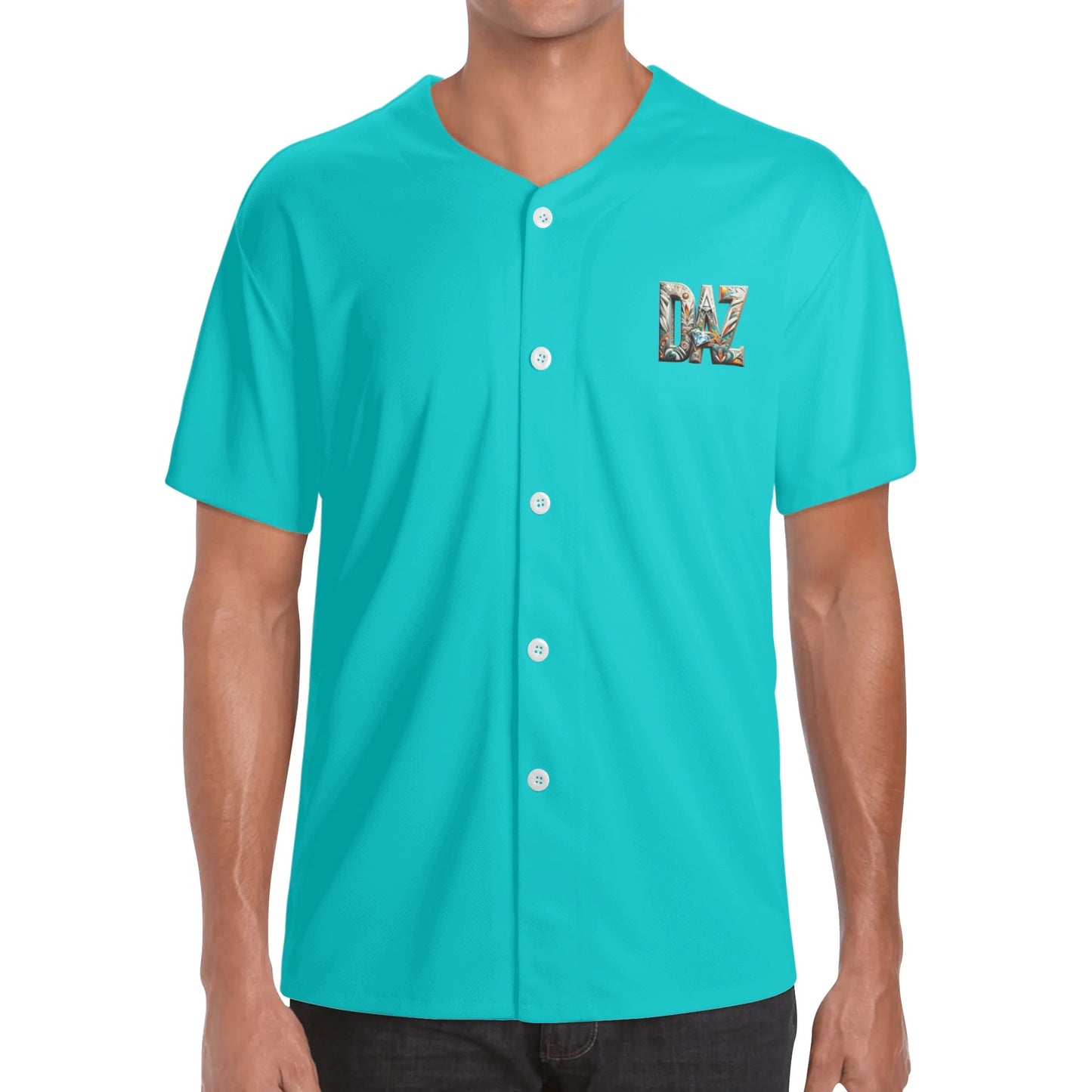 Camiseta de béisbol DAZ de manga corta para hombre