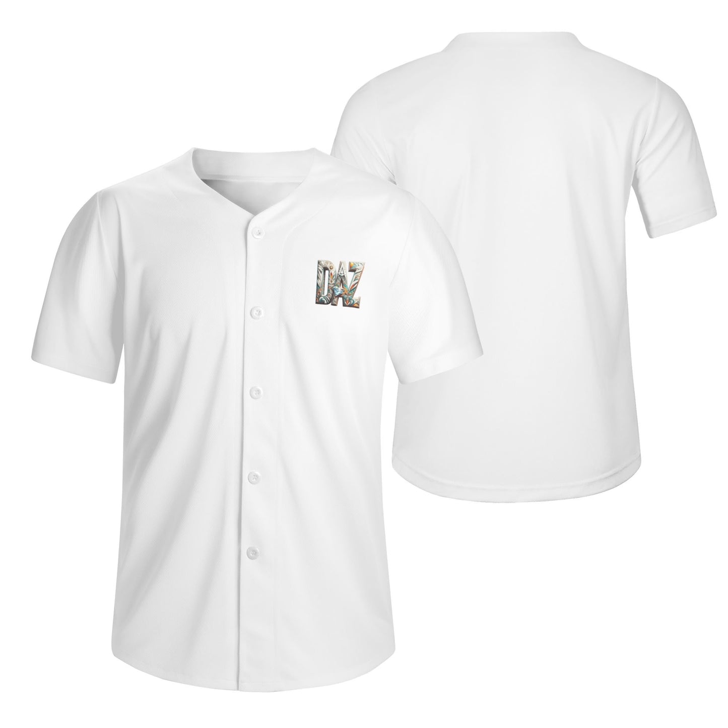 Camiseta de béisbol DAZ de manga corta para hombre