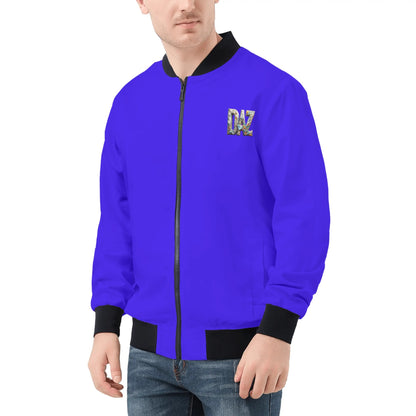 Chaqueta bomber DAZ con cremallera y estampado integral para hombre