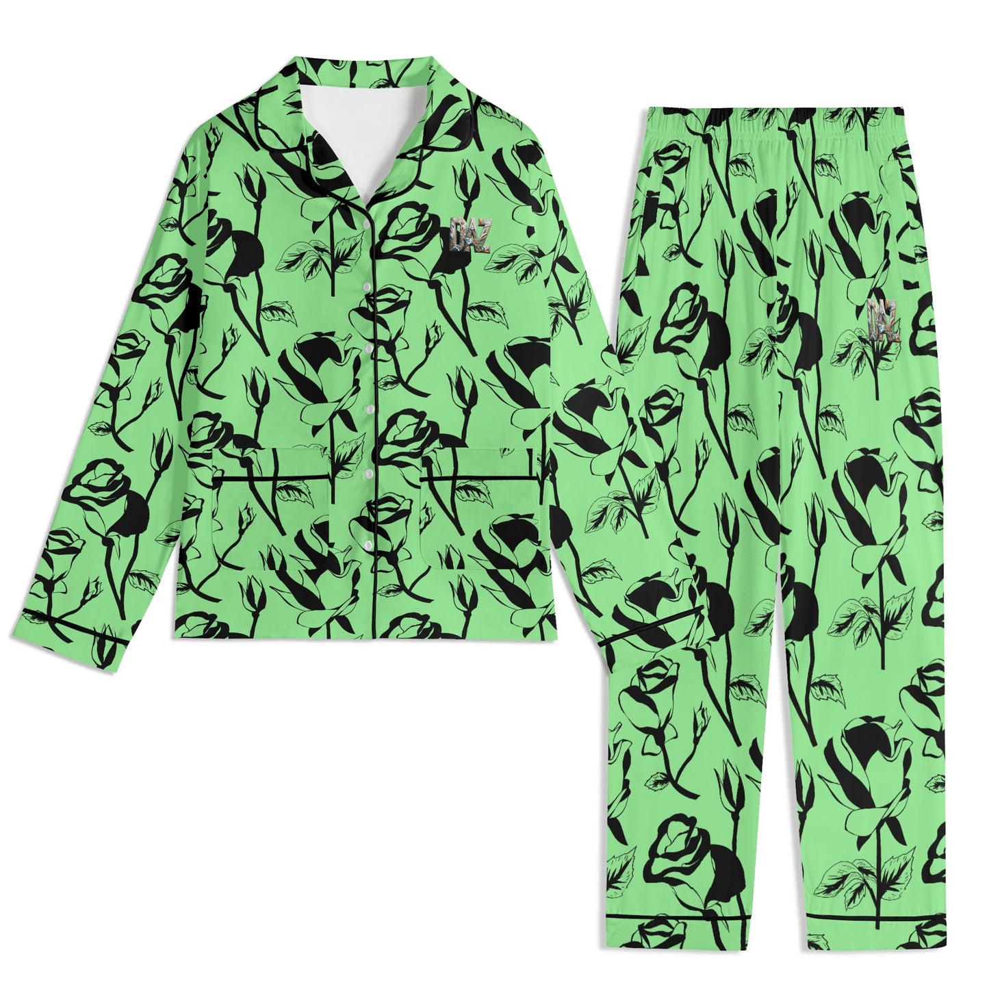 DAZ Luxury Men's Long Sleeve Pajama Set