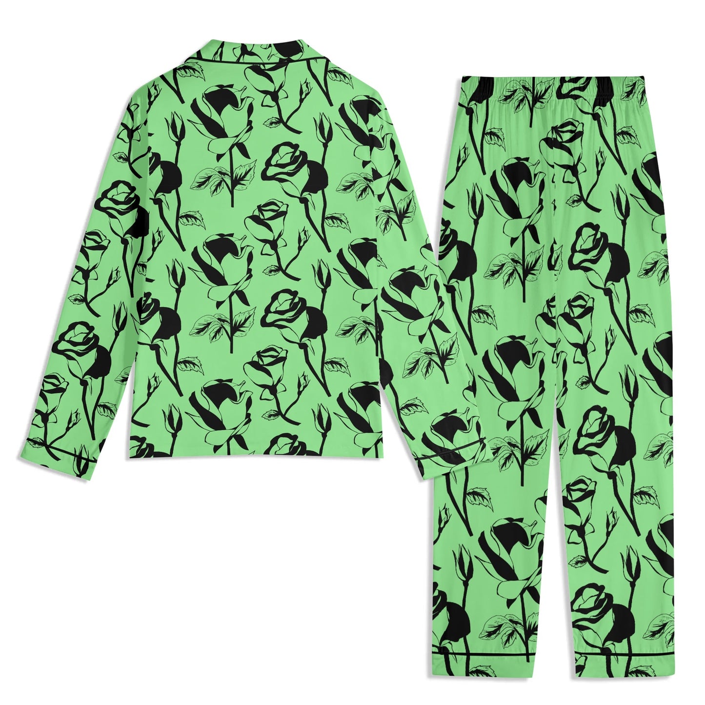 DAZ Luxury Men's Long Sleeve Pajama Set