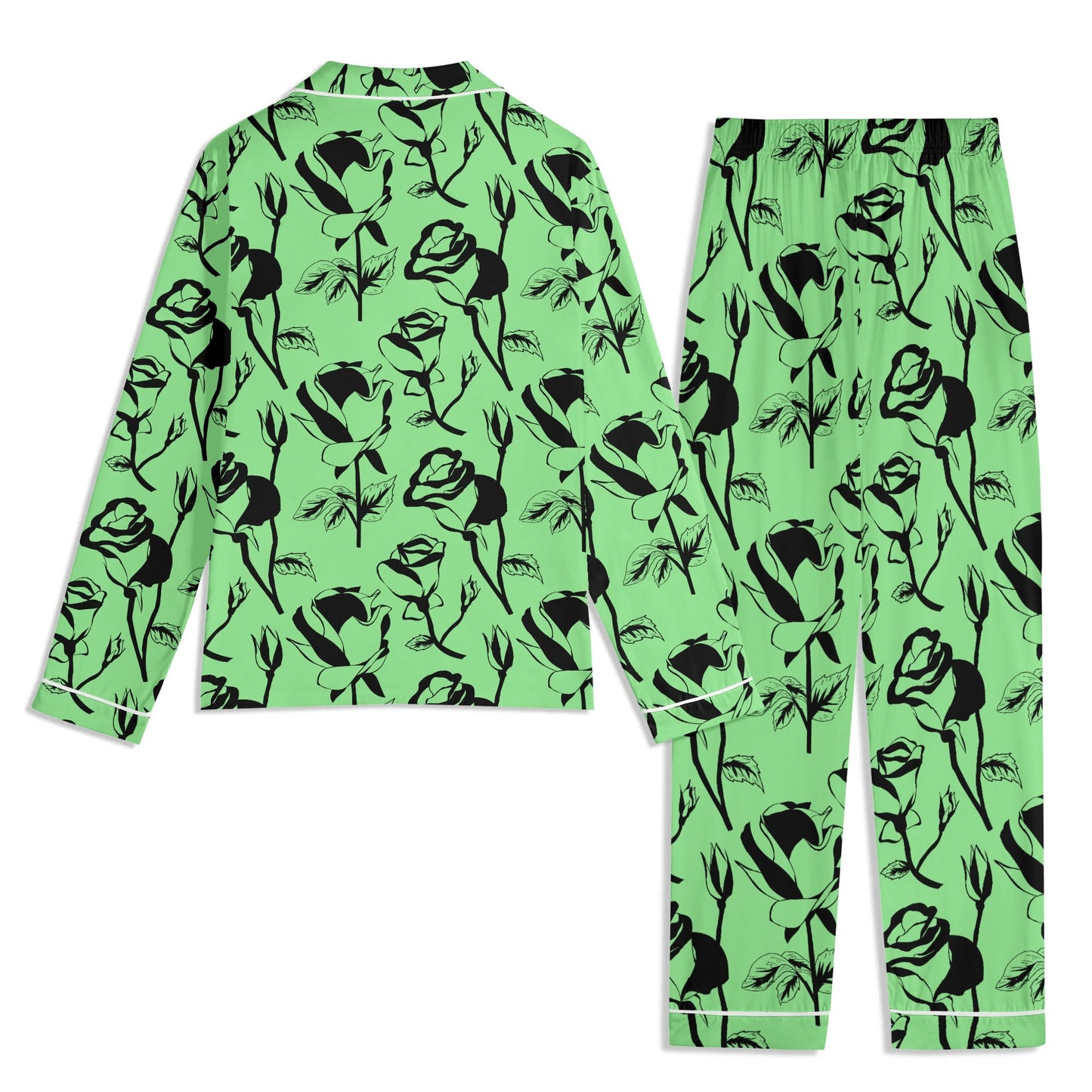 DAZ Luxury Men's Long Sleeve Pajama Set