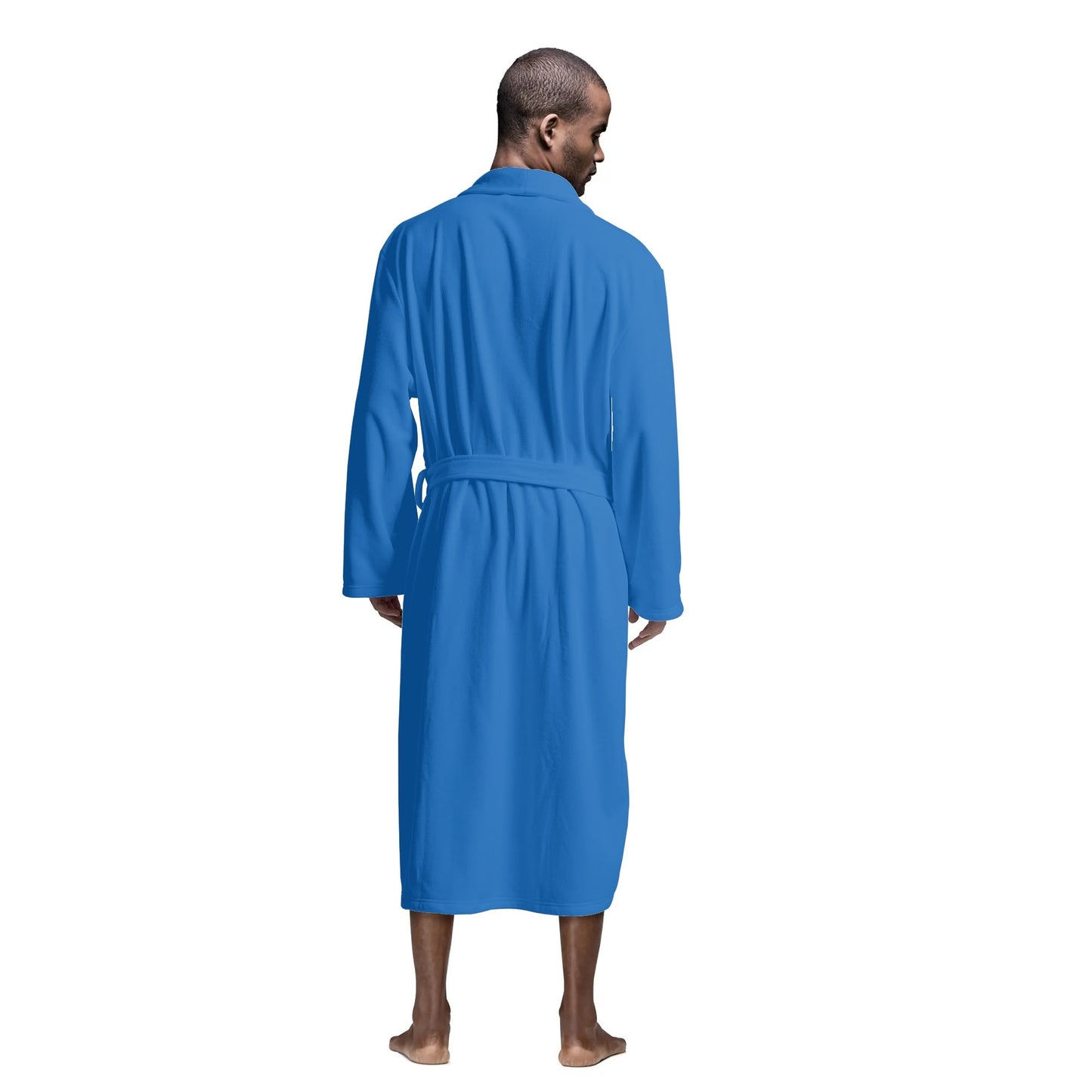 DAZ Luxury Men's All Over Print Bathrobe