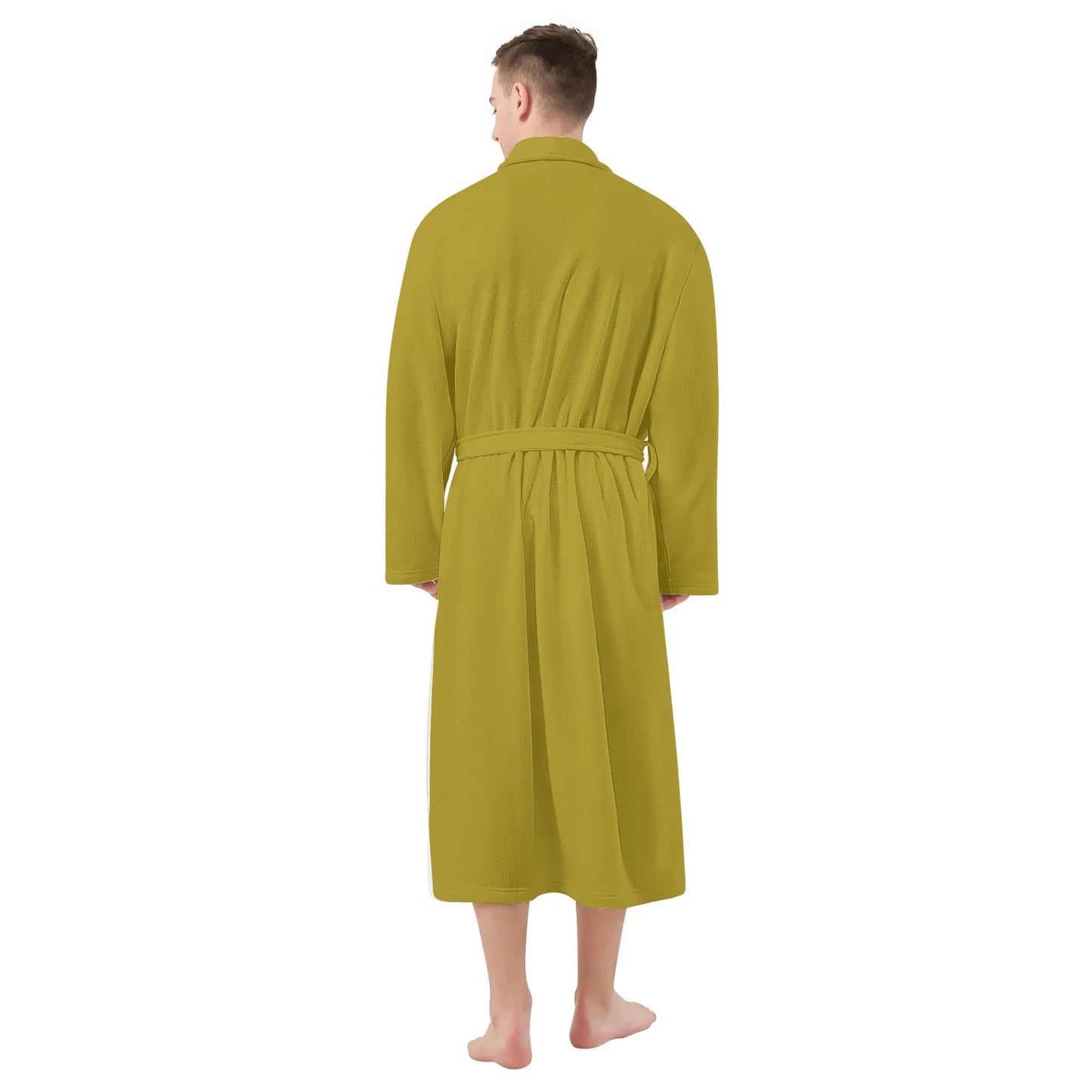 DAZ Luxury Men's All Over Print Bathrobe