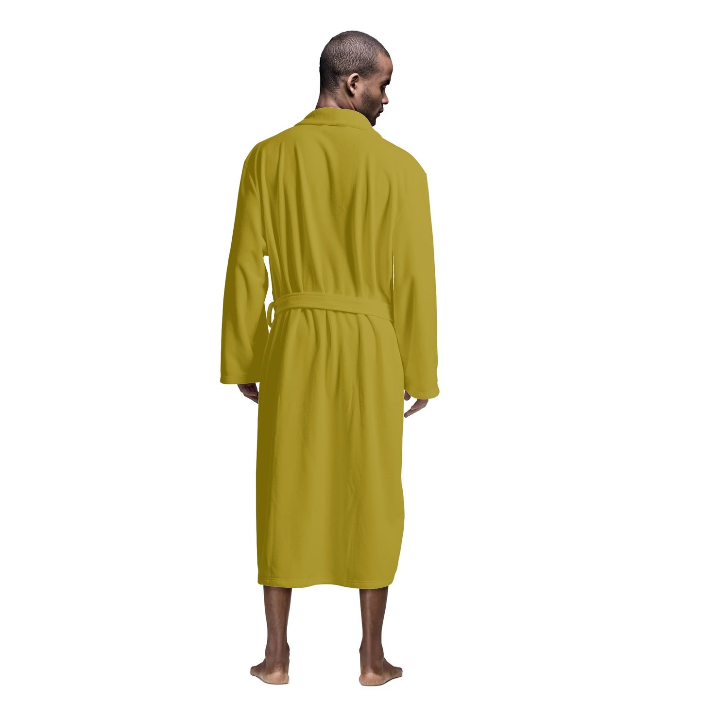 DAZ Luxury Men's All Over Print Bathrobe