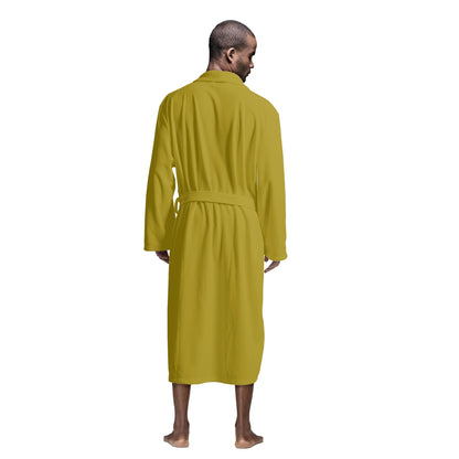 DAZ Luxury Men's All Over Print Bathrobe