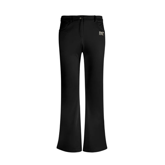 Pantalones acampanados elegantes DAZ Premium con estampado para mujer