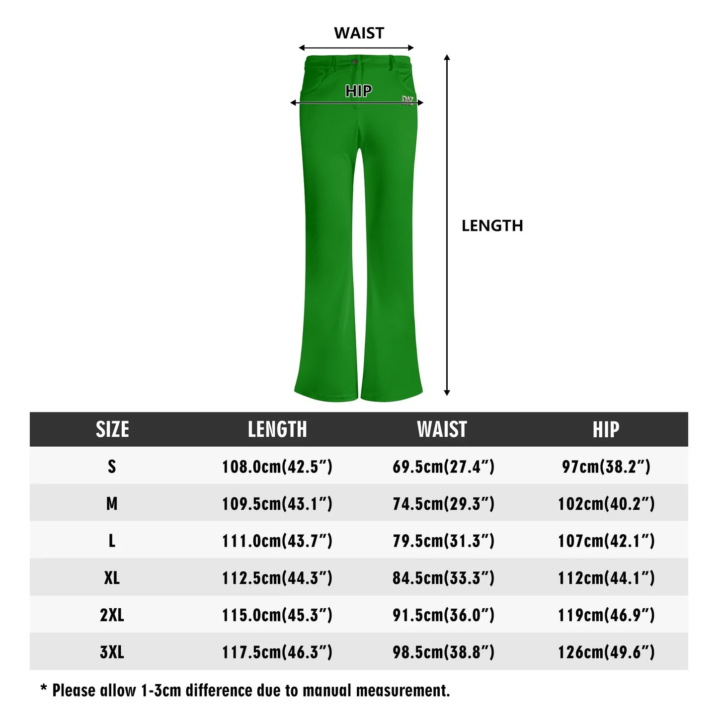 DAZ Premium Women's Printed Flared Trousers