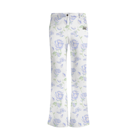 DAZ Premium Women's Printed Flared Trousers