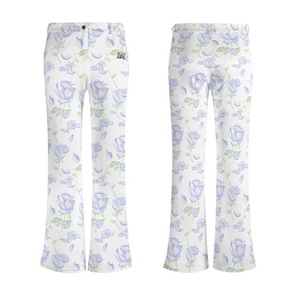 DAZ Premium Women's Printed Flared Trousers