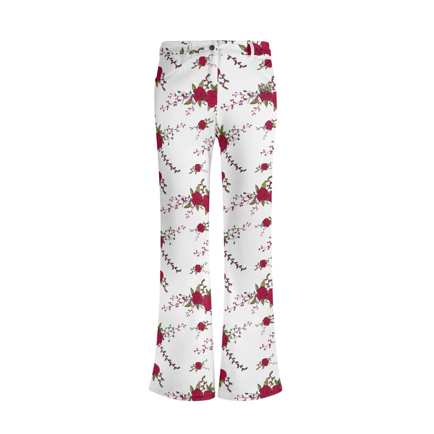 DAZ Premium Women's Printed Flared Trousers