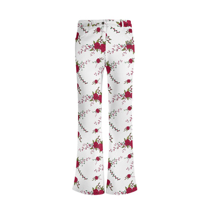 Pantalones acampanados elegantes DAZ Premium con estampado para mujer