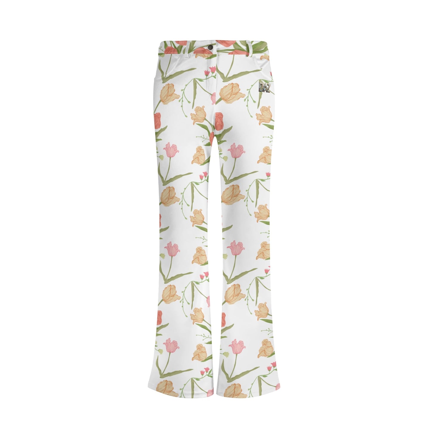 DAZ Premium Women's Printed Flared Trousers