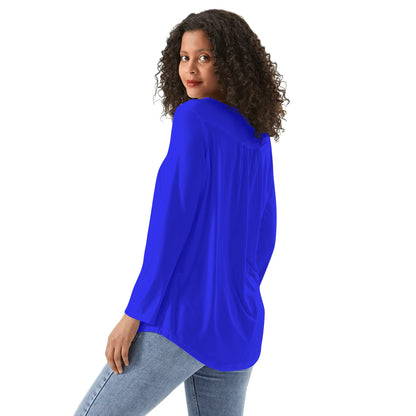 Blusa casual DAZ Premium con cuello babydoll para mujer