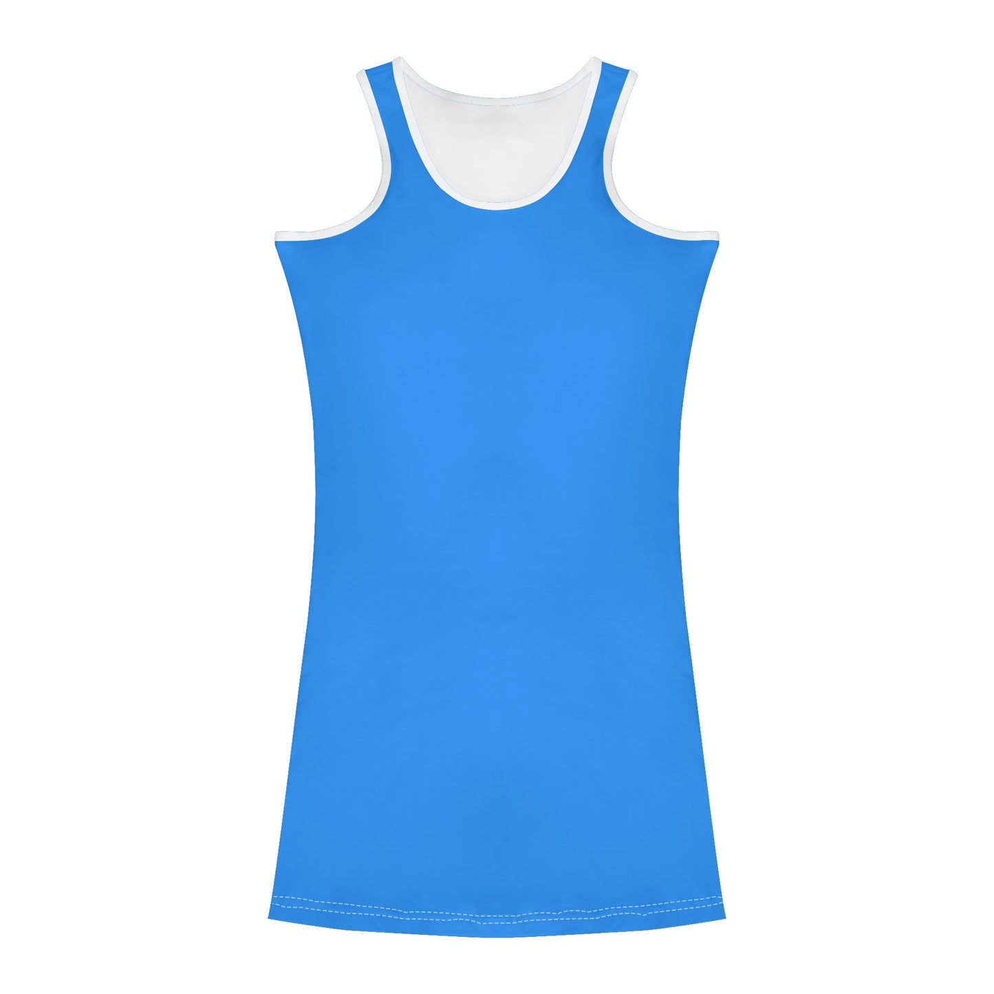 Women's fitted dresses with a low neckline and hip enhancement