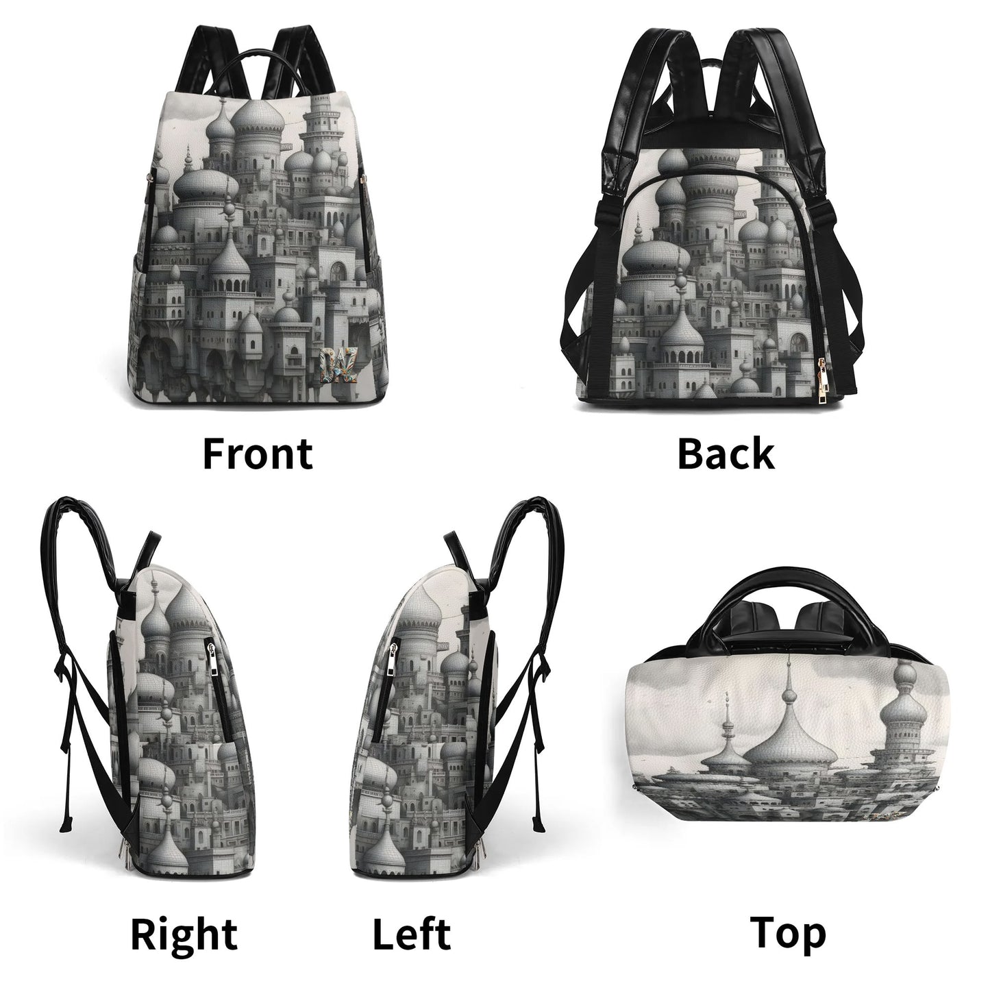 DAZ Art PU Travel Backpack